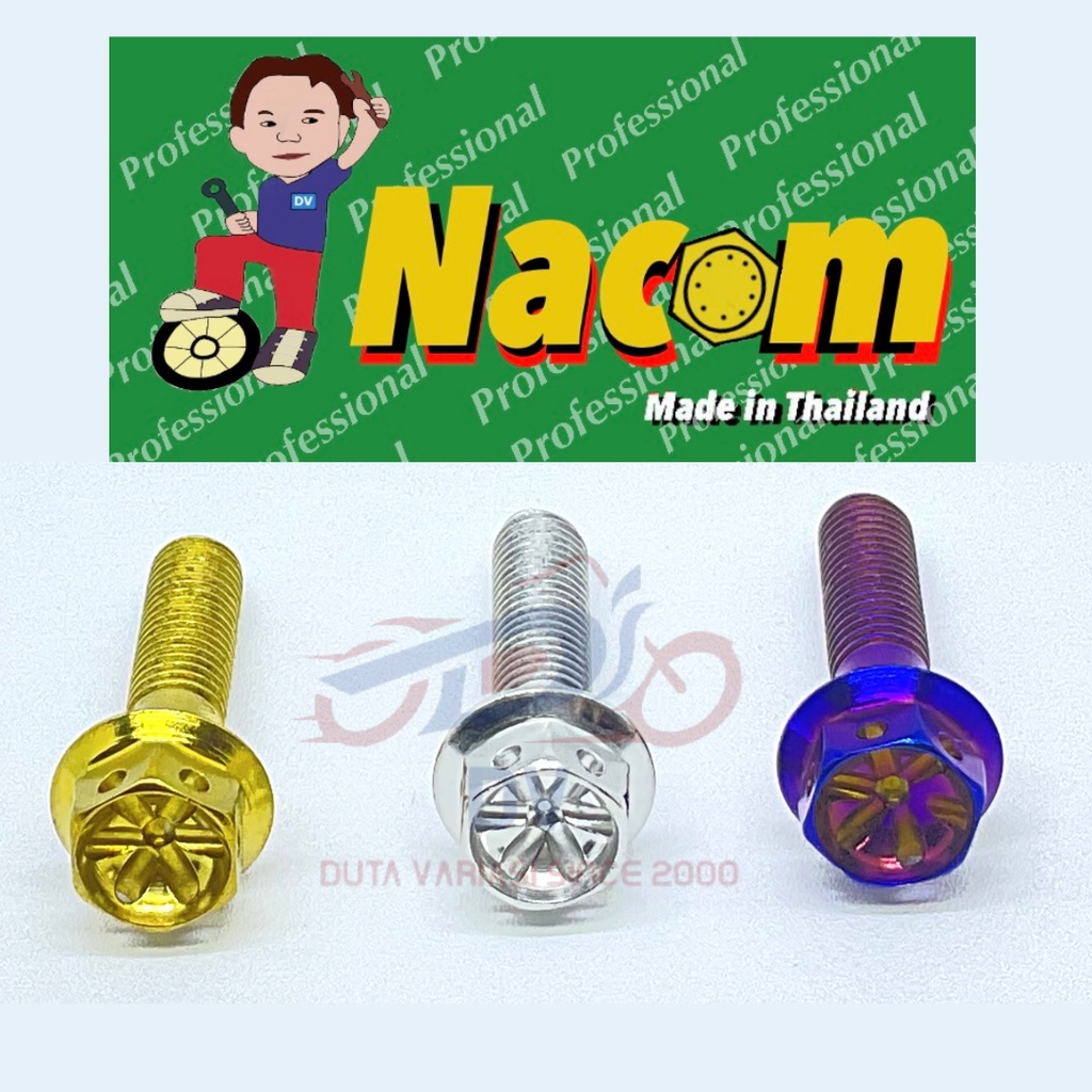 NACOM DV Baut Shock Belakang Fazzio