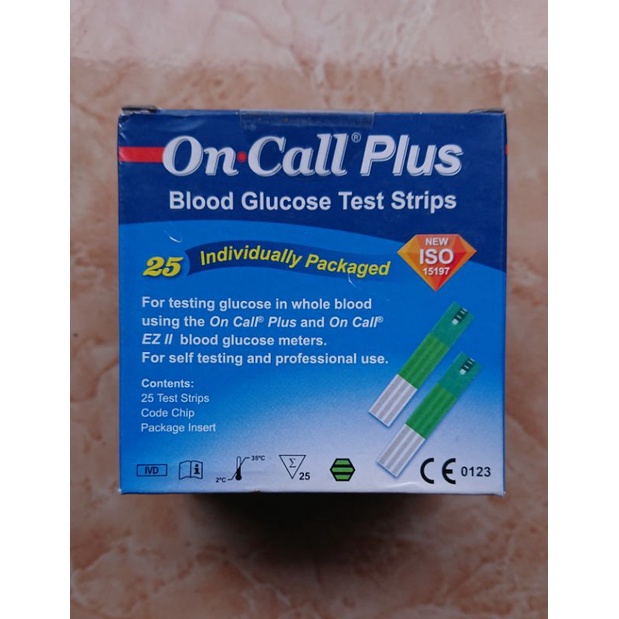 *LM* READY* Strip gula glucose on call plus oncall plus