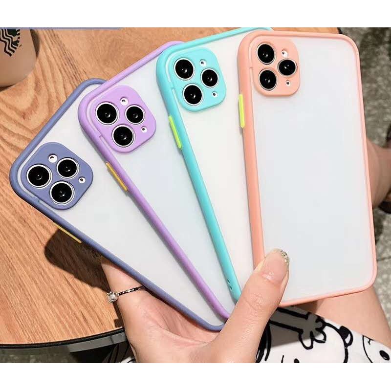 Casing Pelindung Kamera Warna Permen Untuk Iphone 7/8 Plus 11/11 Pro Max Xr X Xs Max