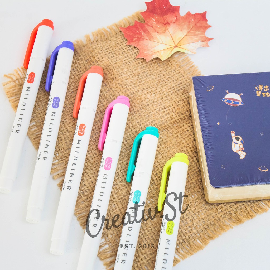 

Zebra Mildliner Double Sided Highlighter Penanda Halaman Part 1
