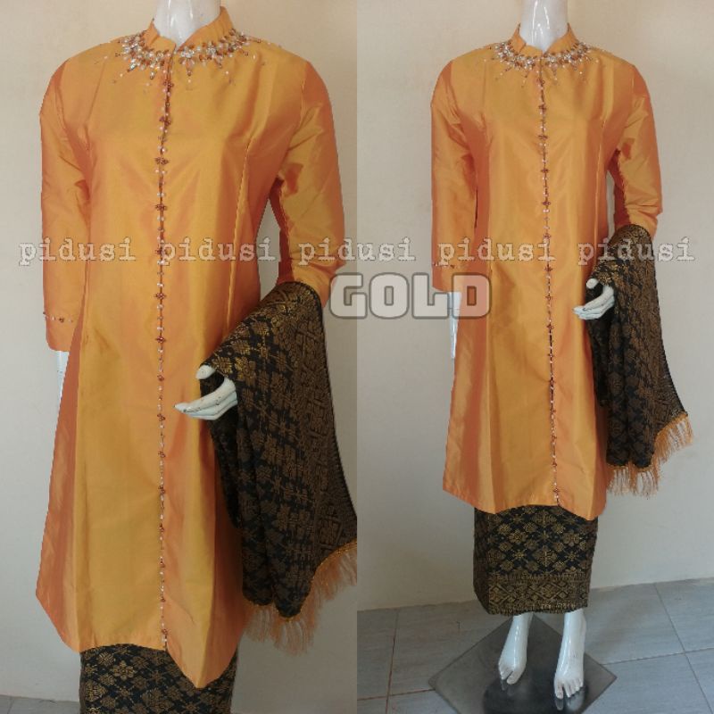 Kebaya taffeta tunik payet crystal