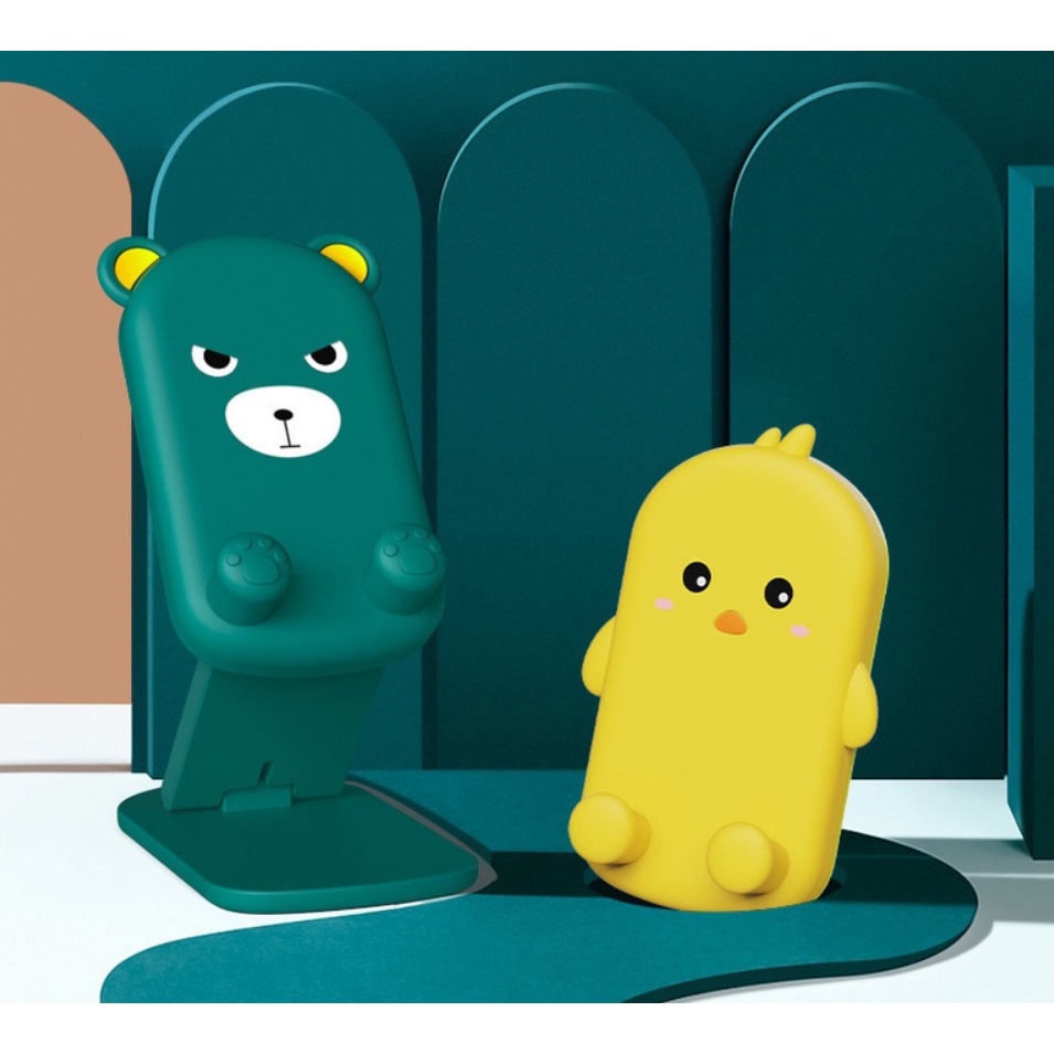 #LC-AccHP HD40 Dudukan HP Karakter Desk Holder HP Kartun