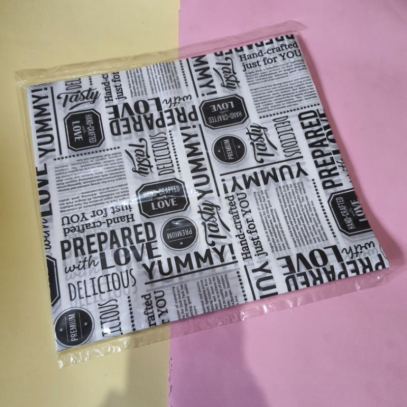 

Paper Wrap Kertas Nasi KFC Motif Koran 25x27.5 - 100 pcs