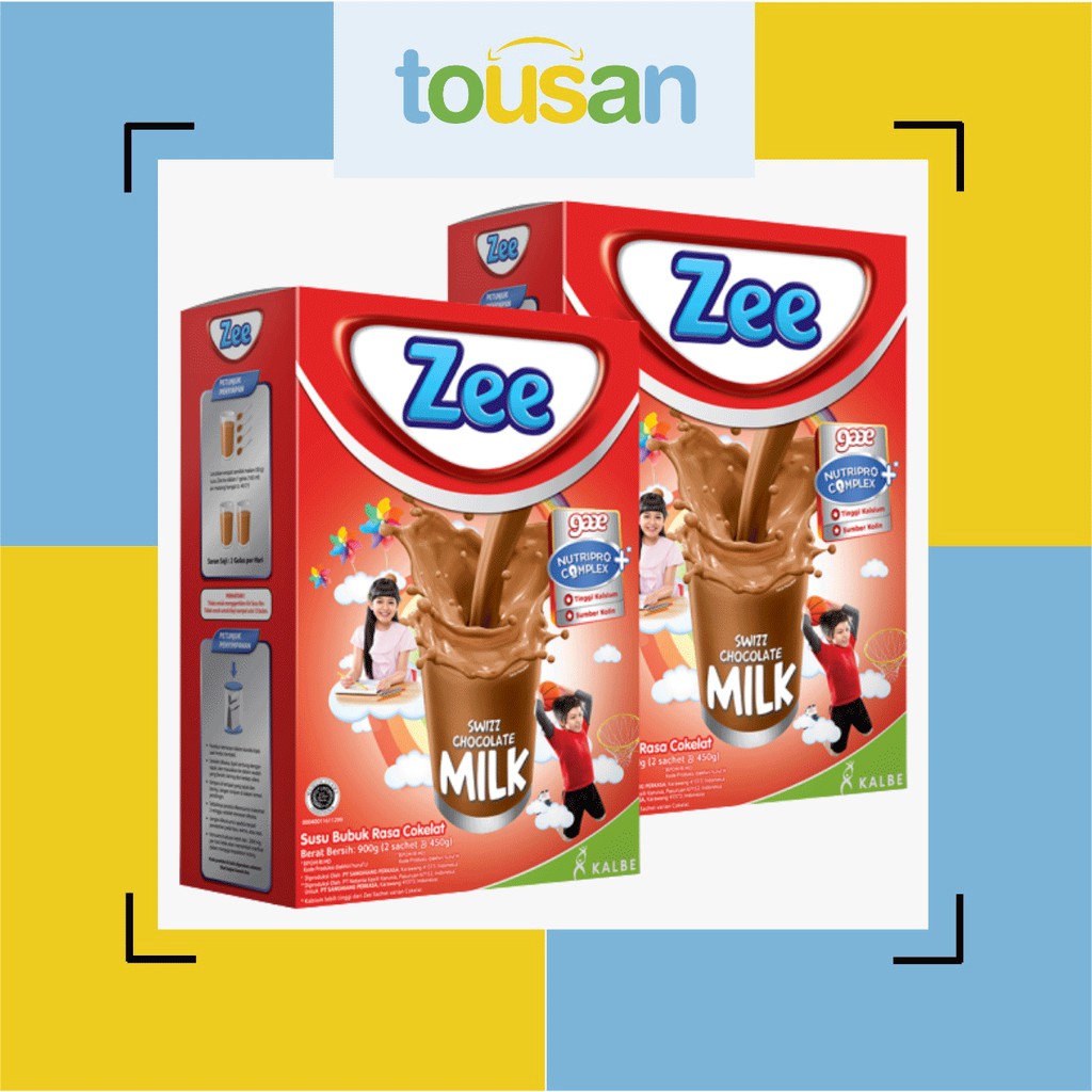 

ZEE Milk Swizz Coklat Vanila Madu Susu Box 900g / 900 g