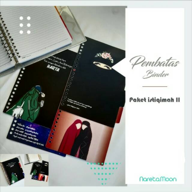 

Pembatas buku / isi binder / buku