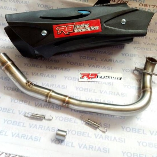 knalpot racing R9 misano honda PCX 150 2018 original