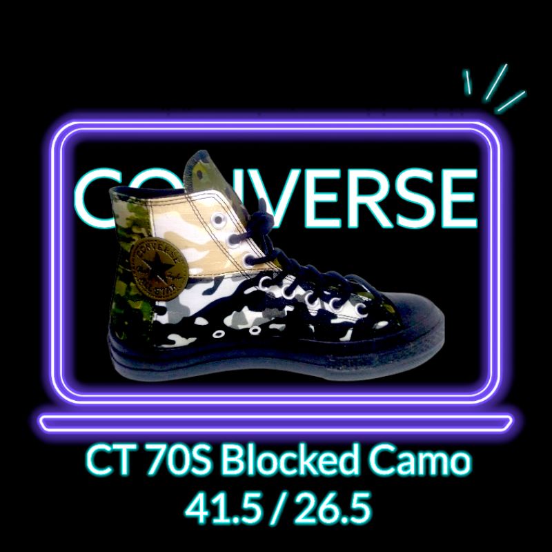 Converse CT 70s Blocked Camo Army