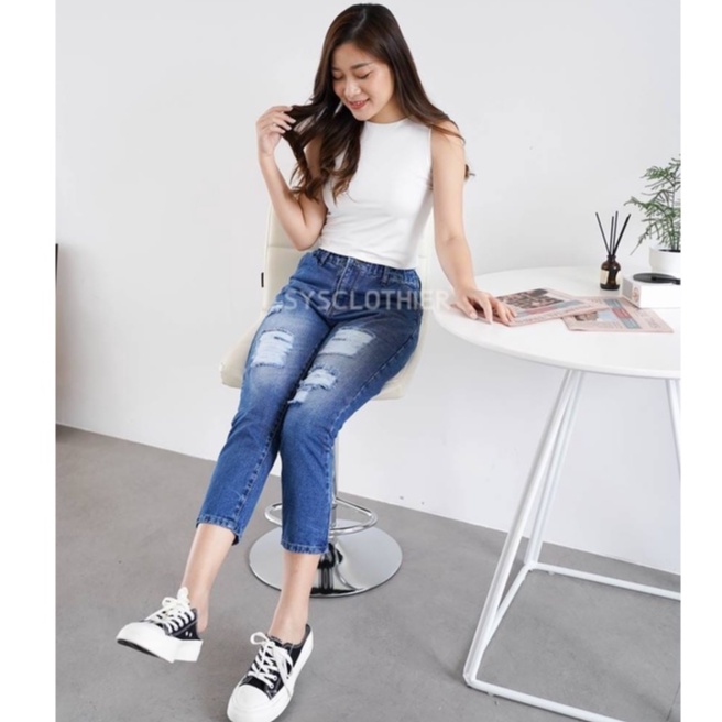 CELANA JEANS WANITA BF CODY RIPPED SERIES-SYSCLOTHIER