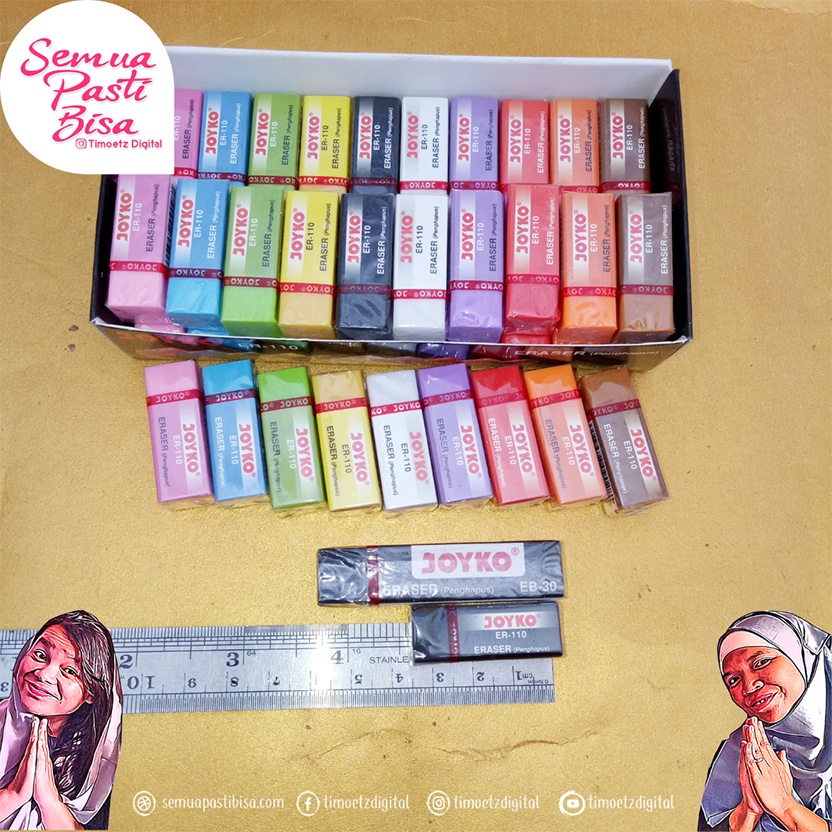 Penghapus Pensil Joyko - Stip Pensil Joyko - Eraser Joyko - Besar