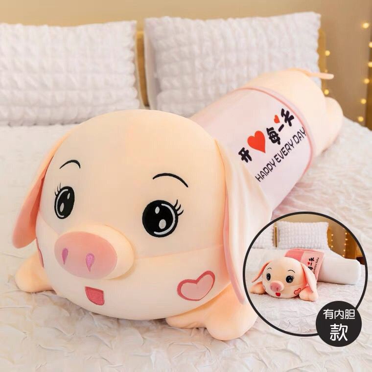 Boneka Bantal Guling Babi 105cm Pig Piggy Pillow Import| KADO HADIAH MAINAN ANAK BIRTHDAY GIFT/ ULTA