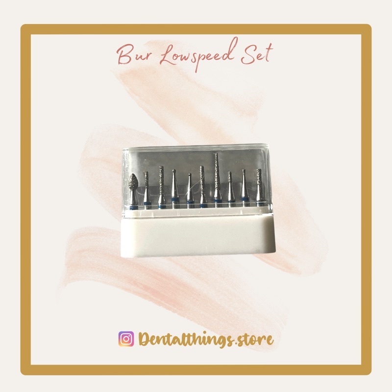 Bur Gigi / Dental Diamond Bur Student Kit Low Speed RA / bur intan / student kit Dental Diamond Low 