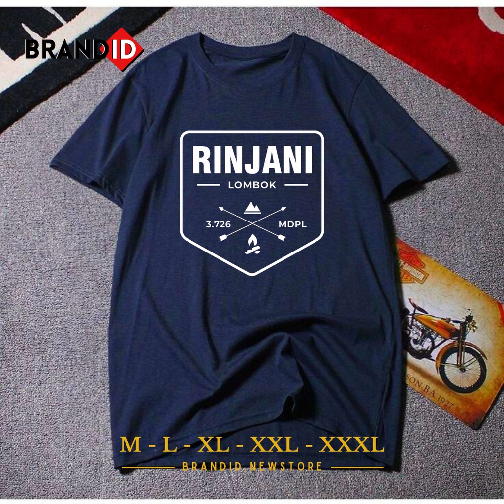 ID016 Baju Kaos Distro Pria Dewasa Original Quality T Shirt Cowok Outdoor Keren Branded Kaos Oblong 