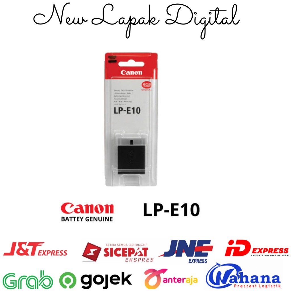 BATERAI CANON LP-E10 - ORIGINAL 