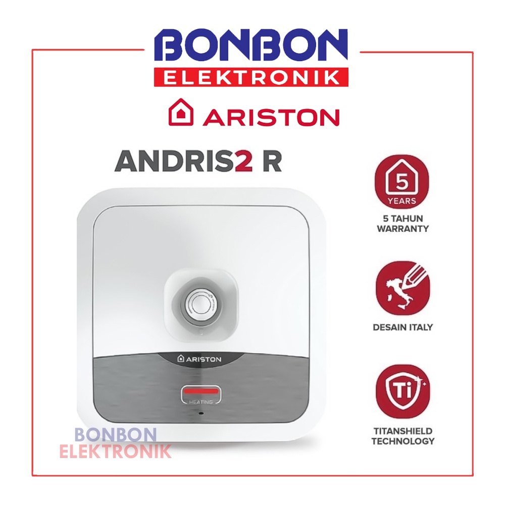 Ariston Water Heater 30 Liter ANDRIS 2 30R / ANDRIS2 AN2 30 R 30L 500W