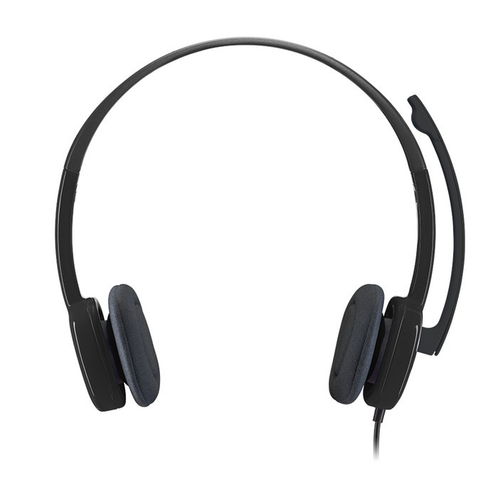 Logitech H151 Stereo Headset With Mic Headphone Earphone garansi resmi