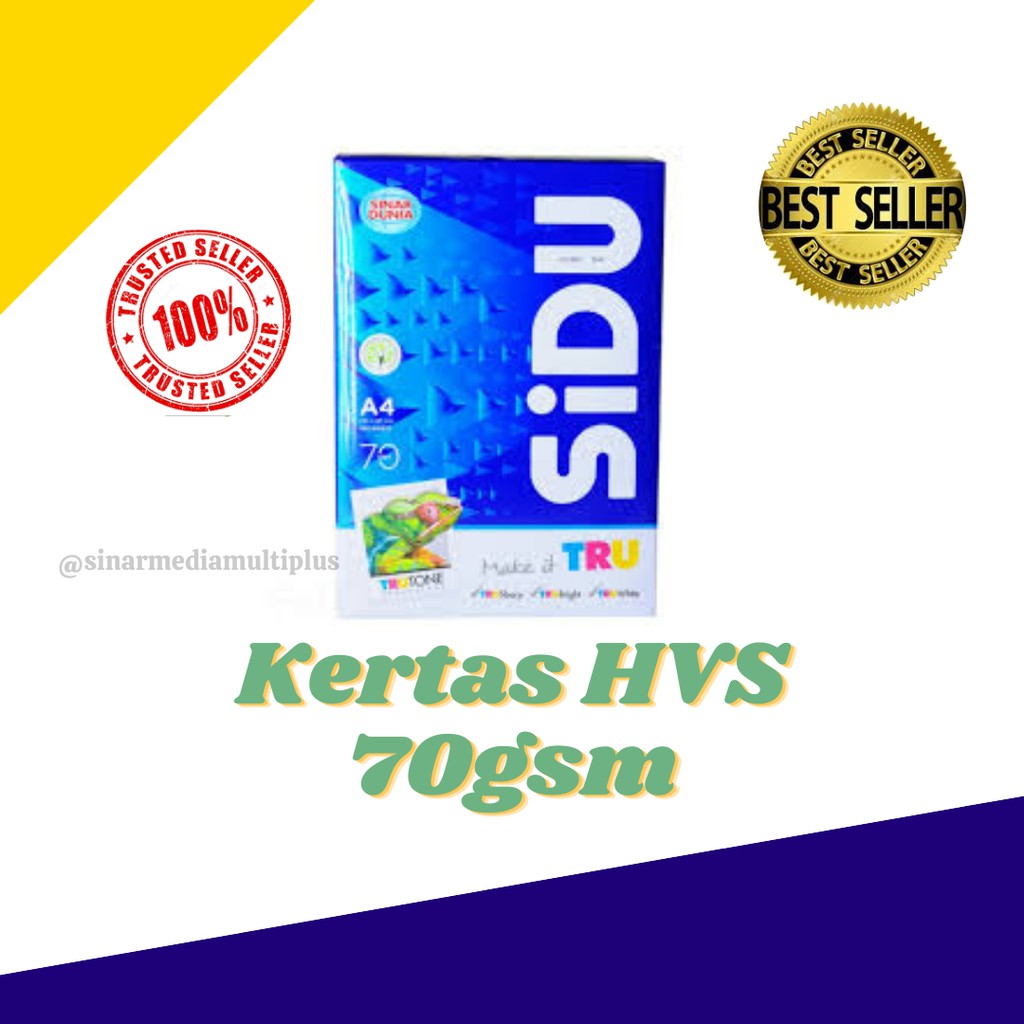 

KERTAS SIDU ISI 500 LEMBAR 70 GSM