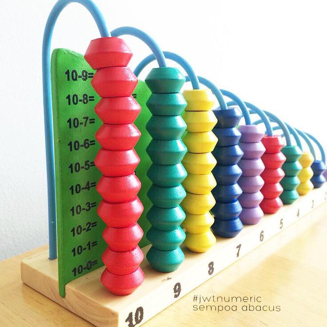 JUAL Mainan Kayu - Sempoa Abacus