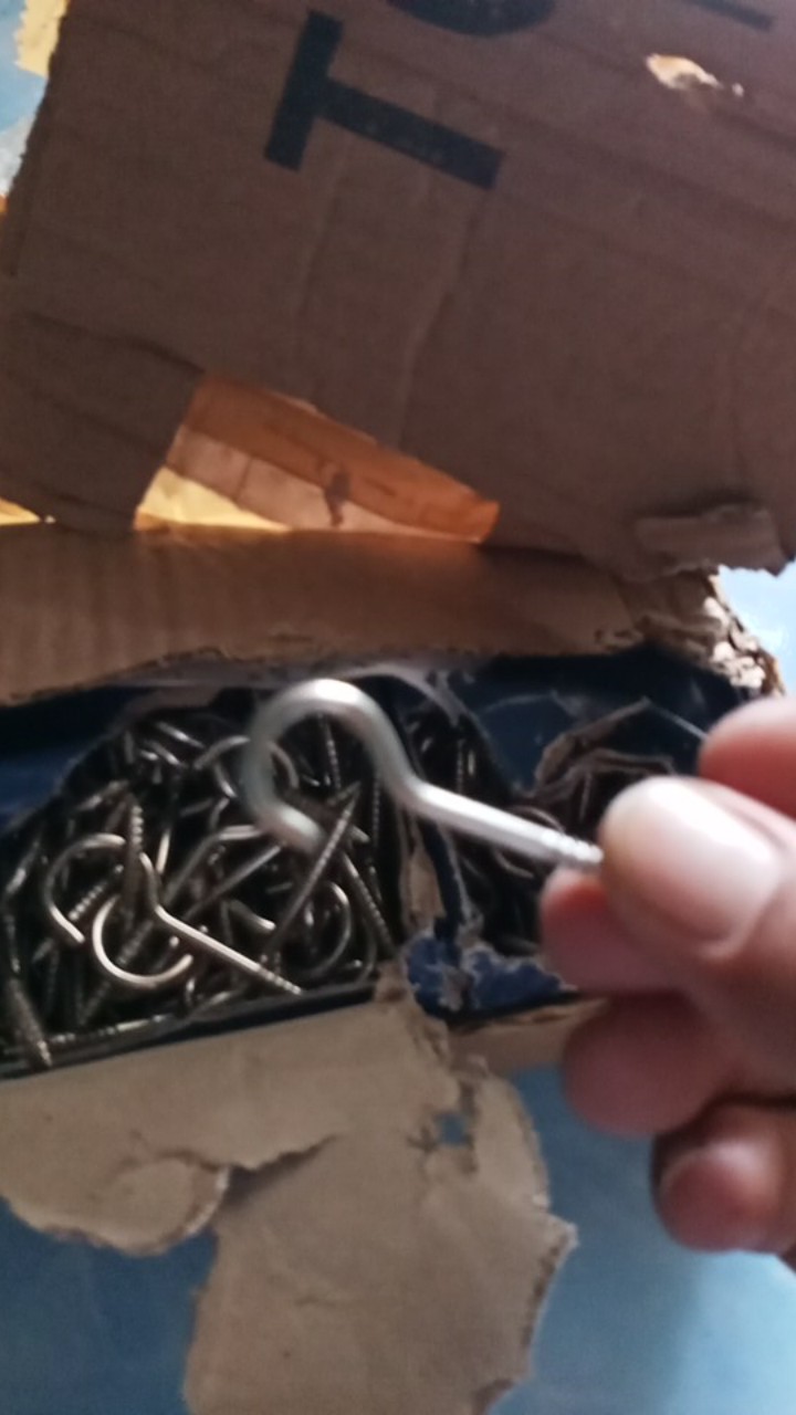 Sekrup Tanda Tanya No 8 / Screw Hook No 8 / Hook Buka No 8