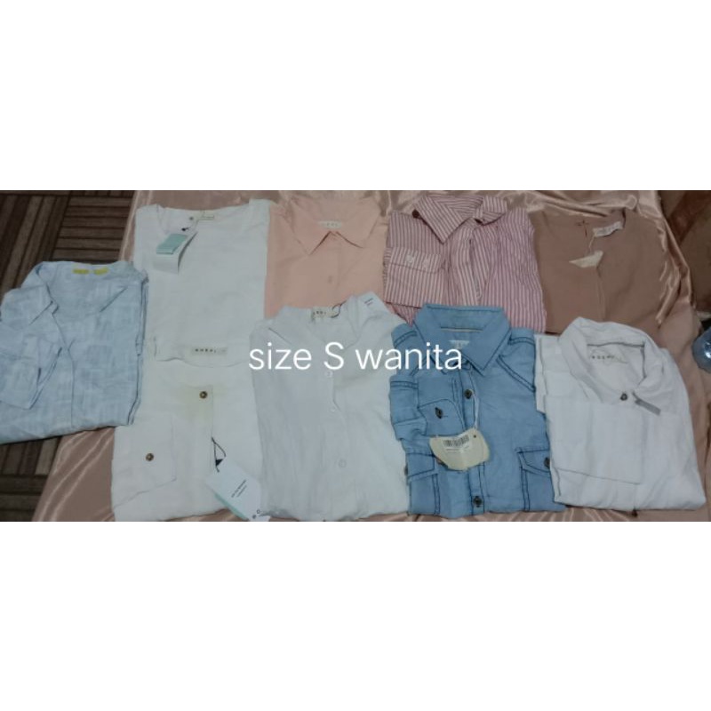 Reject Minor Kemeja / Blouse Wanita Merk Roepi Gap Erigo