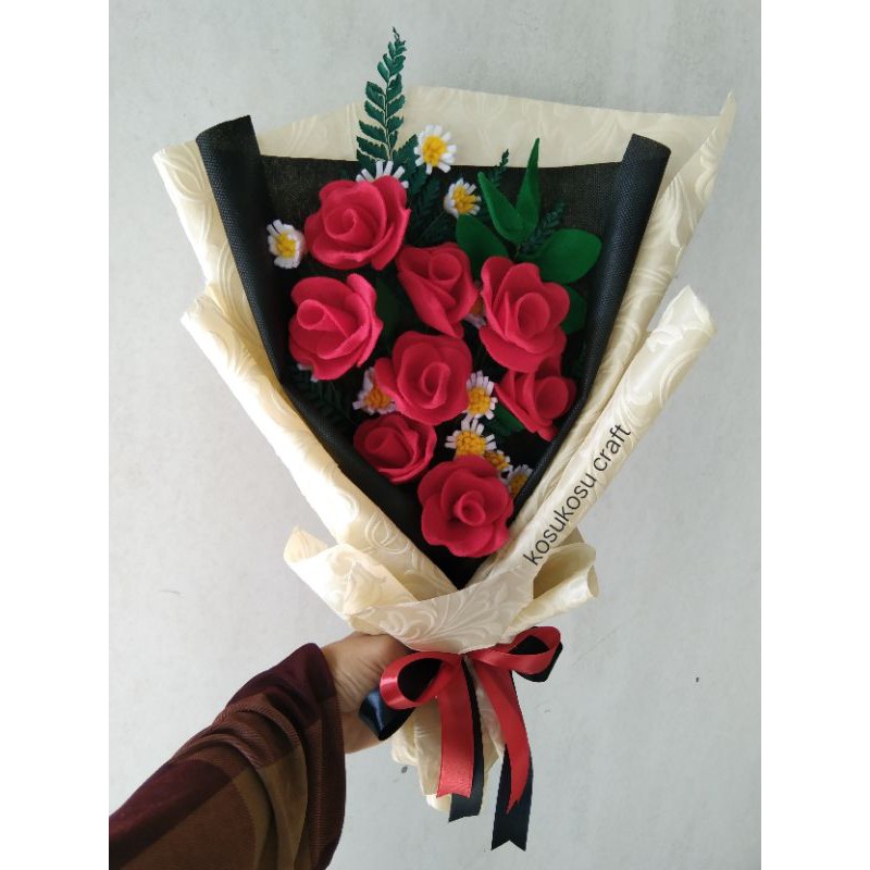 buket bunga tunangan lamaran