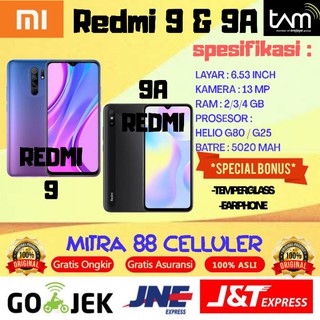 Redmi 9 3gb 32gb 4gb 64gb Garansi Resmi Shopee Indonesia