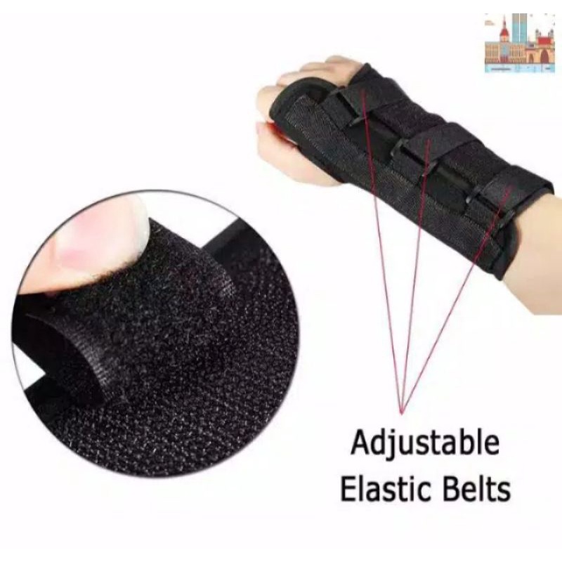 Carpal Tunnel Wrist Support Pads Brace &amp; pelindung pergelangan tangan &amp; Splint Strap Protector