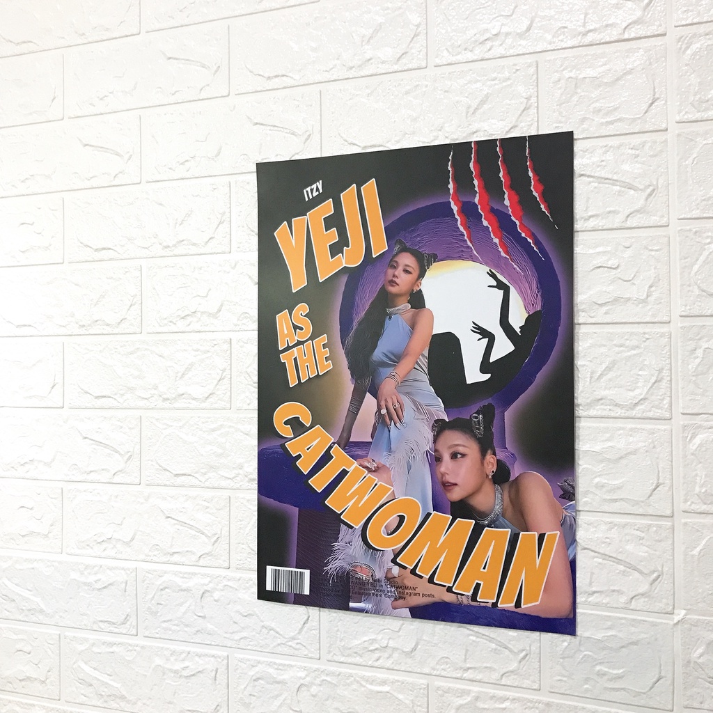 YEJI ITZY CRAZY IN LOVE POSTER BY NABI STUDIO