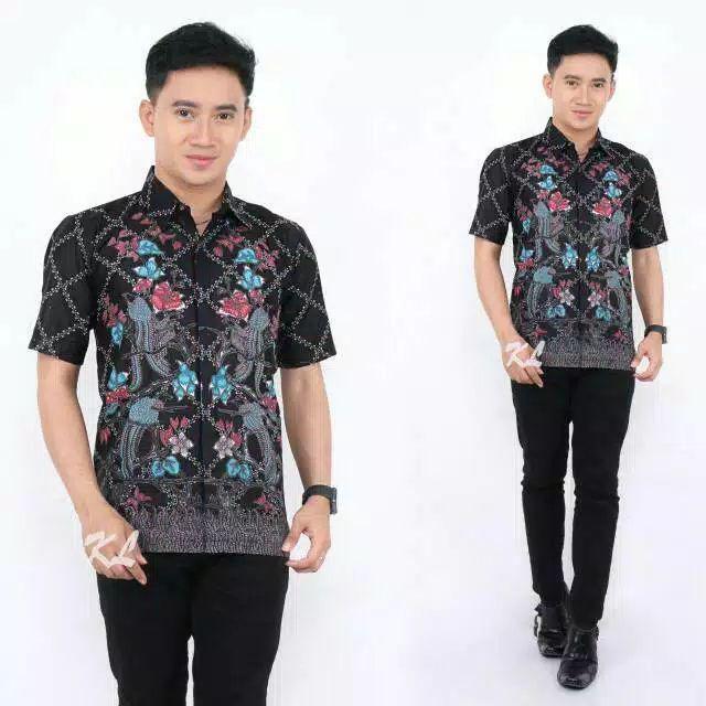 Goedank Store Hrb026 Kenongo Hem Kemeja Batik Pria Katun Primis Premium Halus M L Xl Xxl