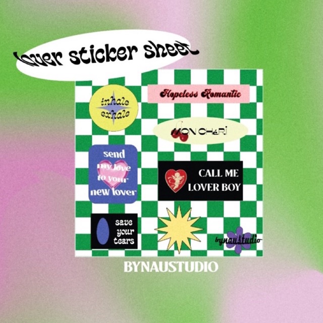 

LOVER STICKER SHEET READY