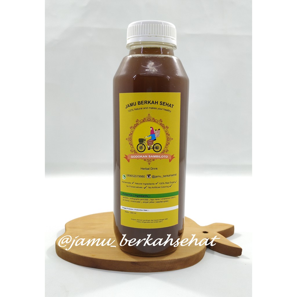 

Jamu Godokan Sambiloto 500 ML Jamu Berkah Sehat