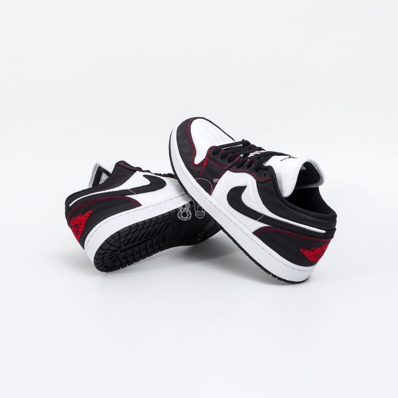 Air Jordan 1 Low White Black Gym Red