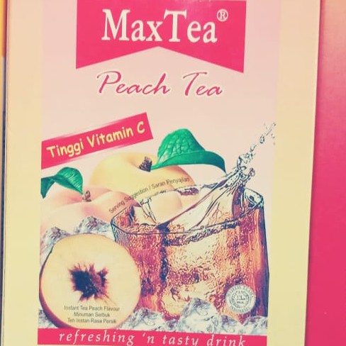 

MAX TEA PEACH TEA 1KOTAK 5X23GR