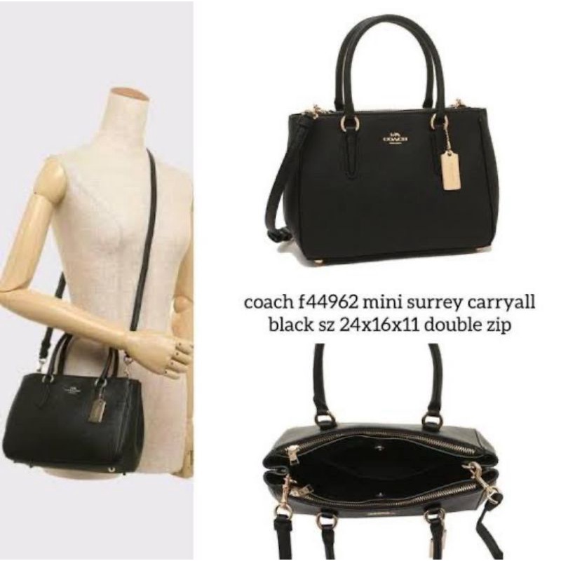 Coach Mini Surrey Carryall in Crossgrain Leather(F44962)