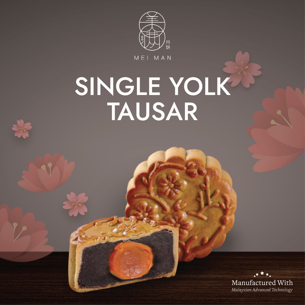 

MEIMAN MoonCake / MEI MAN Moon Cake Single Yolk Tausar Mooncake