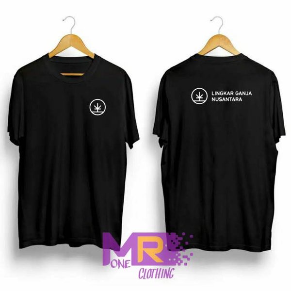 DI JUAL LOGO LGN KAOS BAJU LINGKAR GANJA NUSANTARA BAJU UNISEX