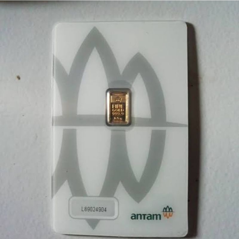 ANTAM 0,5 gram CERTIEYE CERTI EYE Logam Mulia LM Emas Murni Koin Coin Batang Kemasan Press Non Retro