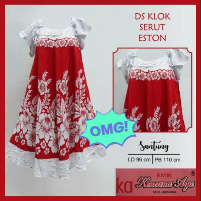Daster klok Kencana Ayu daster batik daster dewasa murah promo payung daster serut oleh oleh jogja
