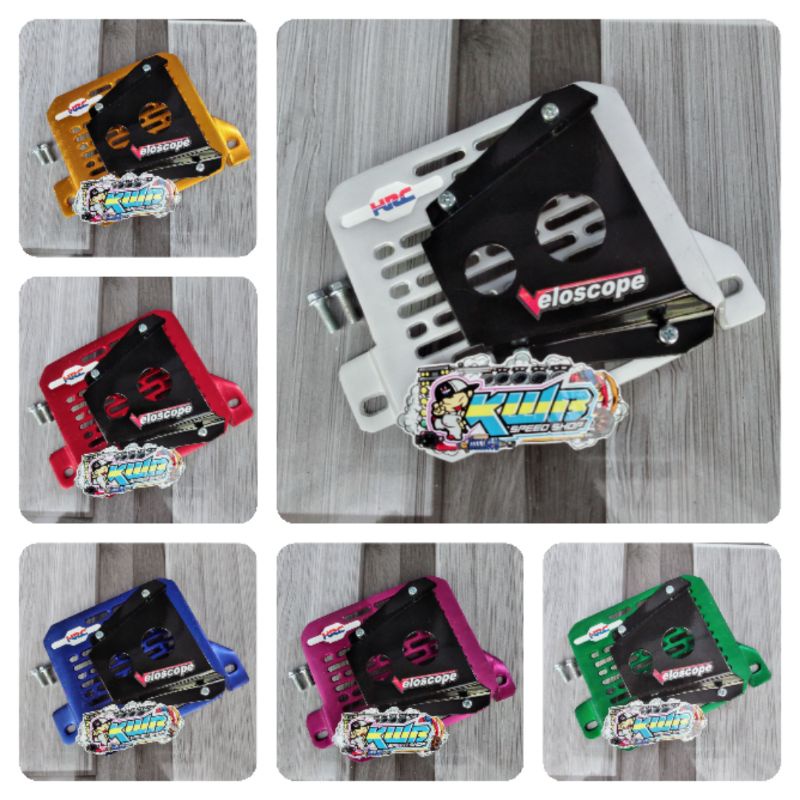 Cover radiator airscope hrc cnc vario 125 vario 150 pcx 150 adv motif garis airscope veloscope bonus baut dan boshing