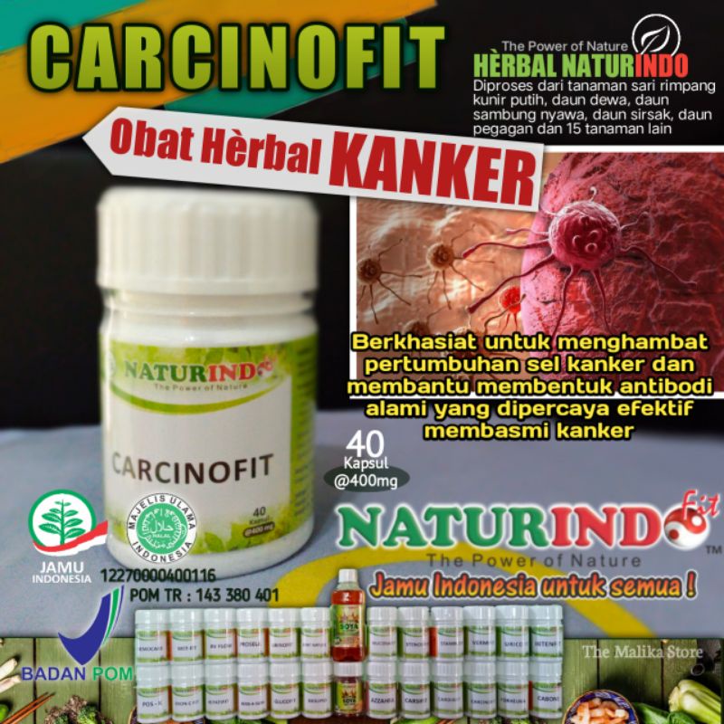 

Obat Herbal Carcinofit membasmi Kanker