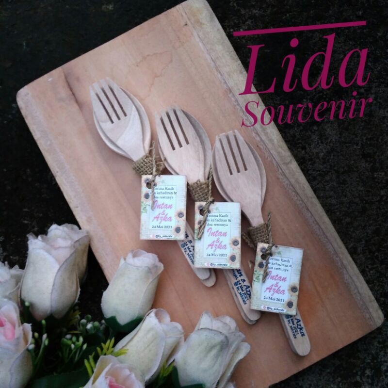 Souvenir cendok garpu Souvenir pernikahan grosir Souvenir Magelang Souvenir murah Souvenir nikah
