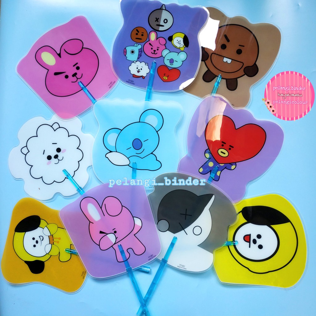 Kipas bt21 bts Shopee Indonesia