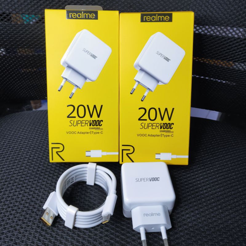 Charger Realme Tipe C Original Fast Charging Super Vooc