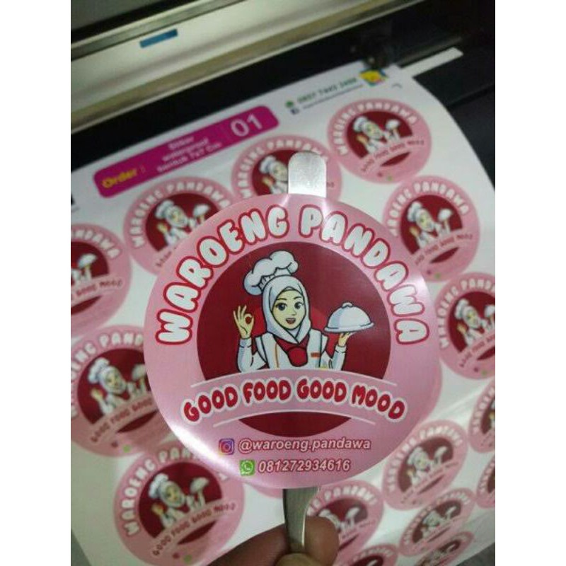 

Print & Cutting Stiker ( Ukuran diameter 2.5cm dan 3.5cm)
