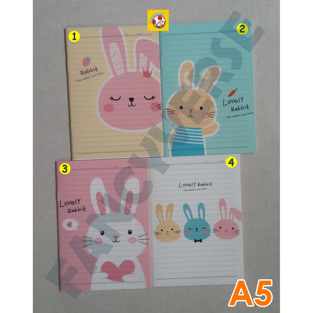 

Notebook A5 Rabbit SDA5032-2233 / Agenda Diary Notes Buku Catatan