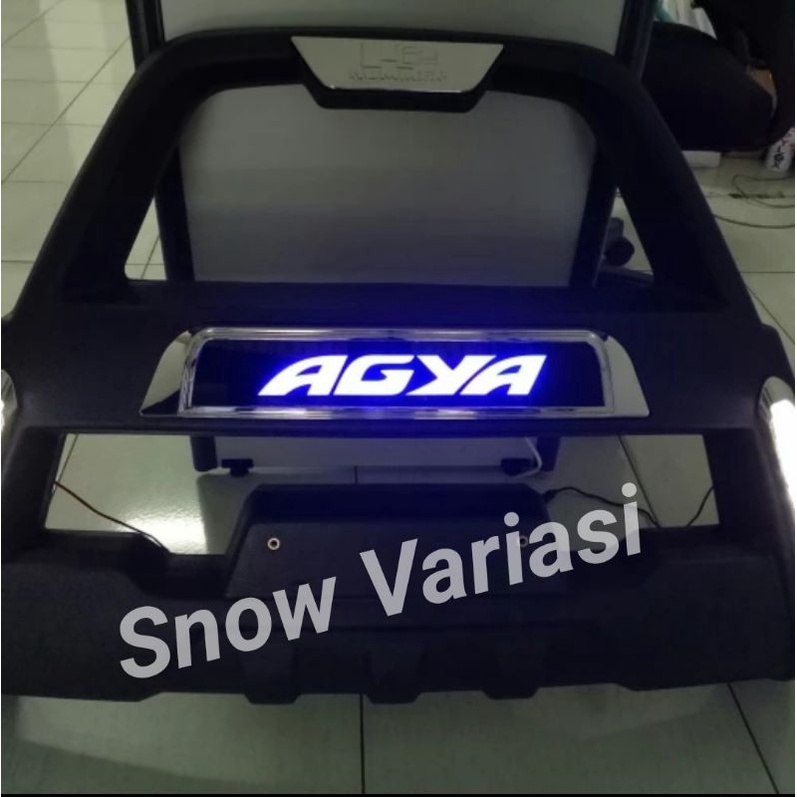 Tanduk Depan Bumper Agya Lampu LED Hummer