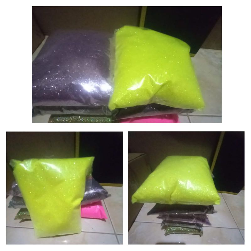

Gliter Hijau Stabillo 500gram powder Gliter