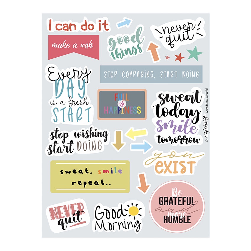 

I Can Do It ! Stickers