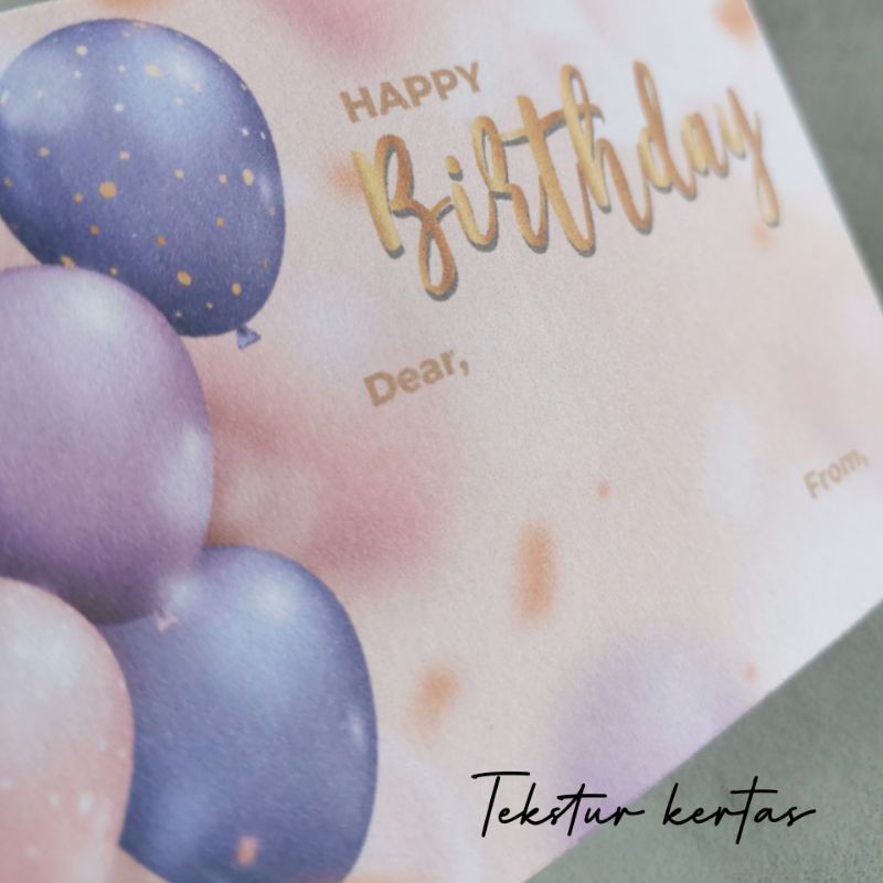 Kartu Ucapan / Kartu Ucapan Ulang Tahun / Greeting Card / Birthday Card