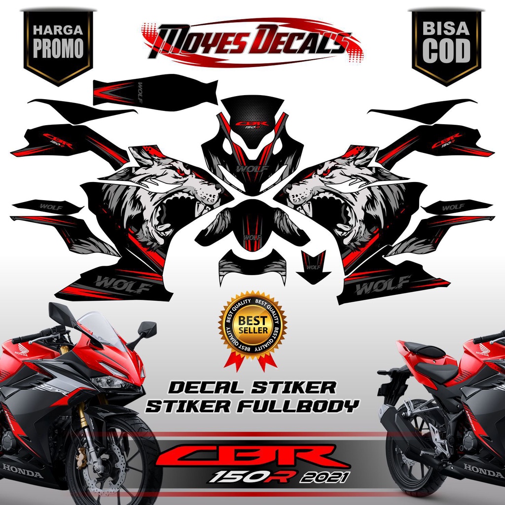 Stiker Decal New CBR150R 2021 Fullbody