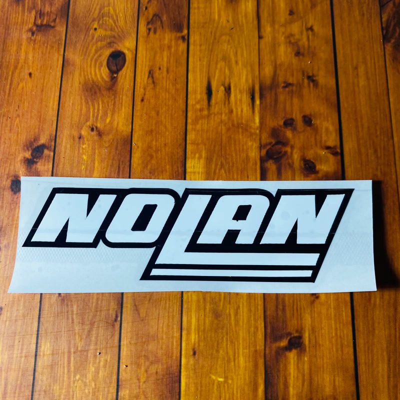 Sticker nolan cuting sticker logo helm NOLAN 1pcs